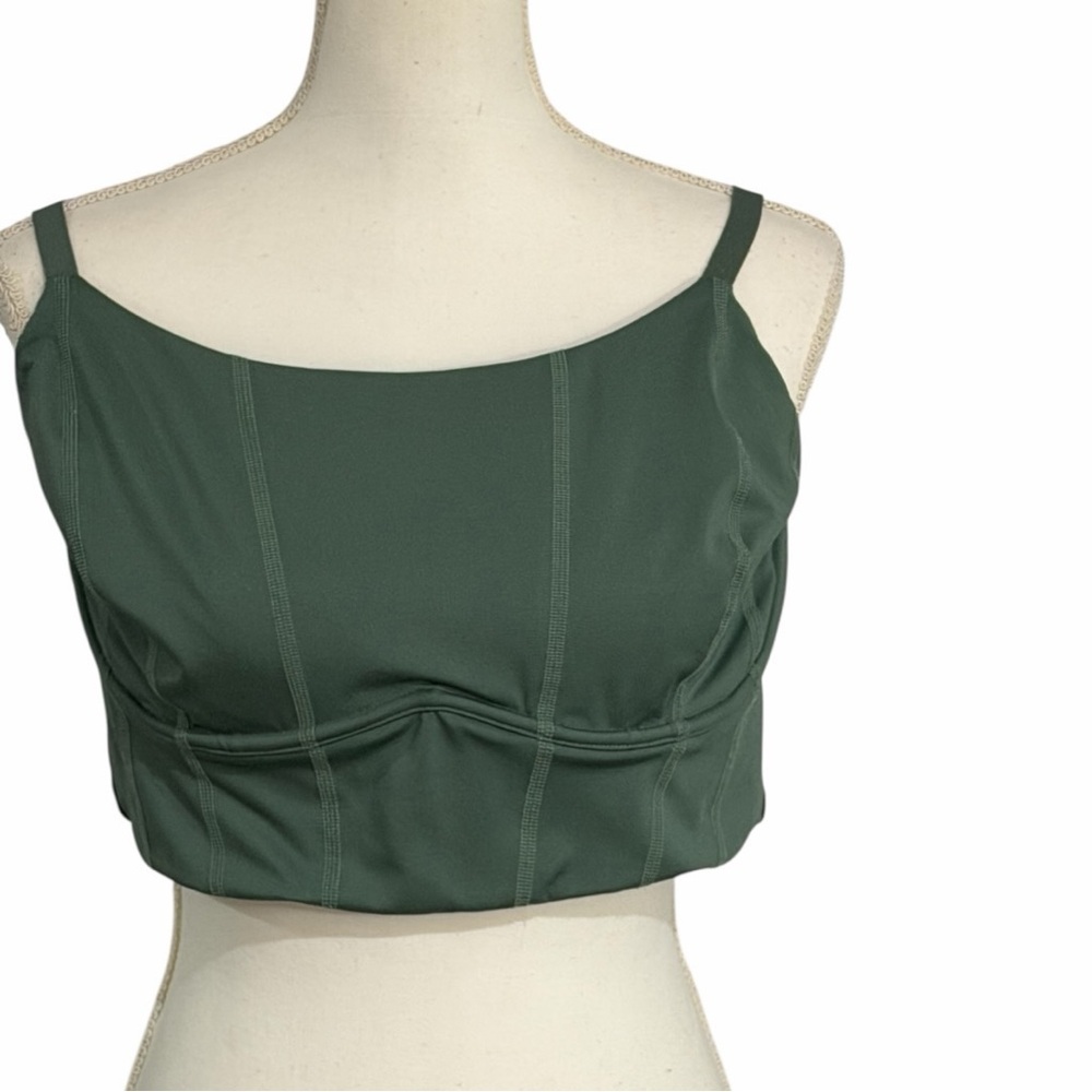 PINK! by Victoria’s Secret corset style bustier bralettes, green and navy - Picture 2 of 9
